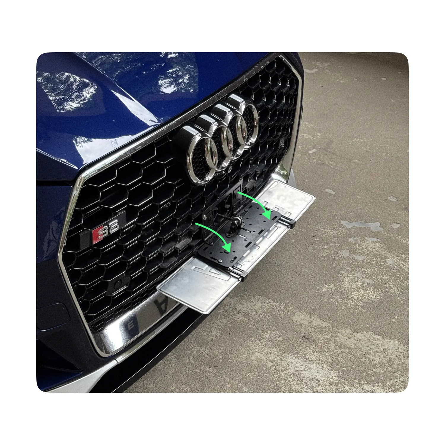 Alite Flipper Folding frame for front license plate (hard traction) - Image 3