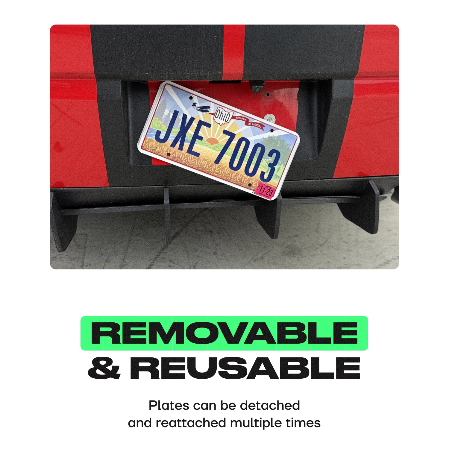 Magnetic License Plate Holder - Alite Maglock (2 Plates) - Image 9