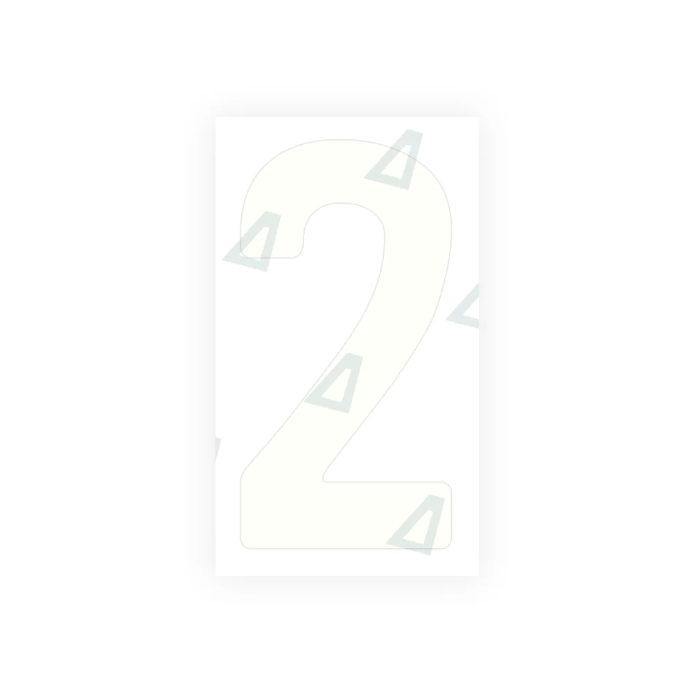 Alite Nanofilm for Germany (standard) license plates - Symbol "2" - Image 2