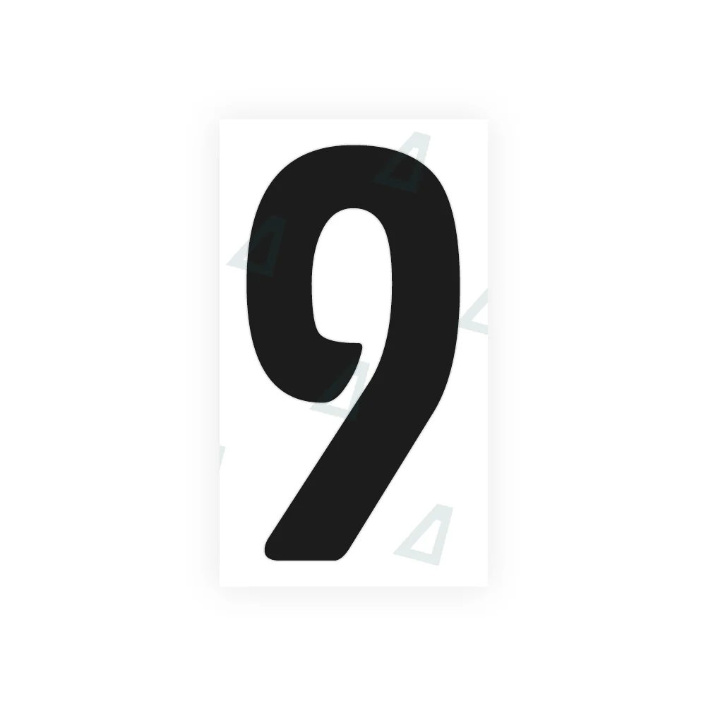 Alite Nanofilm for Germany (standard) license plates - Symbol "9"