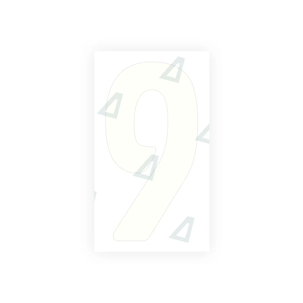Alite Nanofilm for Germany (standard) license plates - Symbol "9" - Image 2