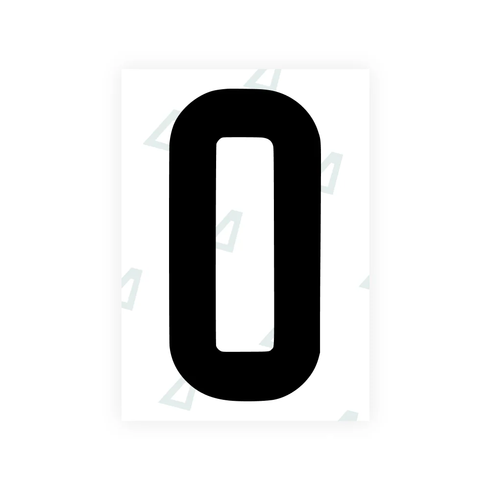 Alite Nanofilm for AUS (New South Wales) license plates - Symbol "0"