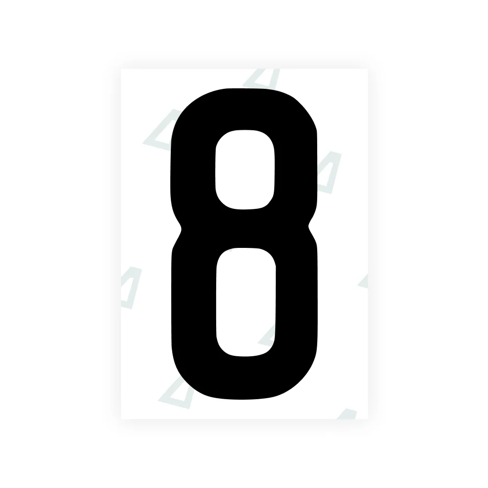 Alite Nanofilm for AUS (New South Wales) license plates - Symbol "8"