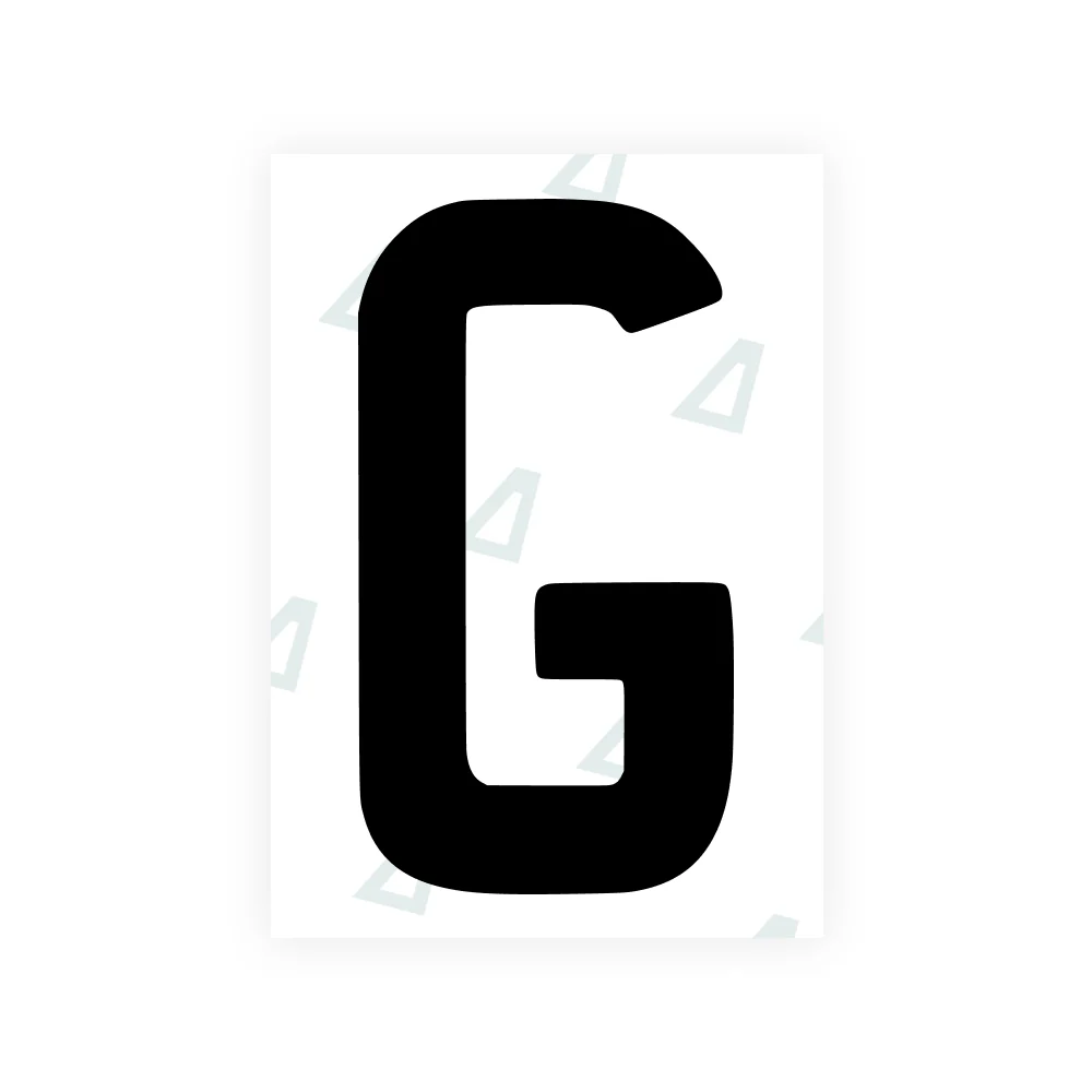 Alite Nanofilm for AUS (New South Wales) license plates - Symbol "G"