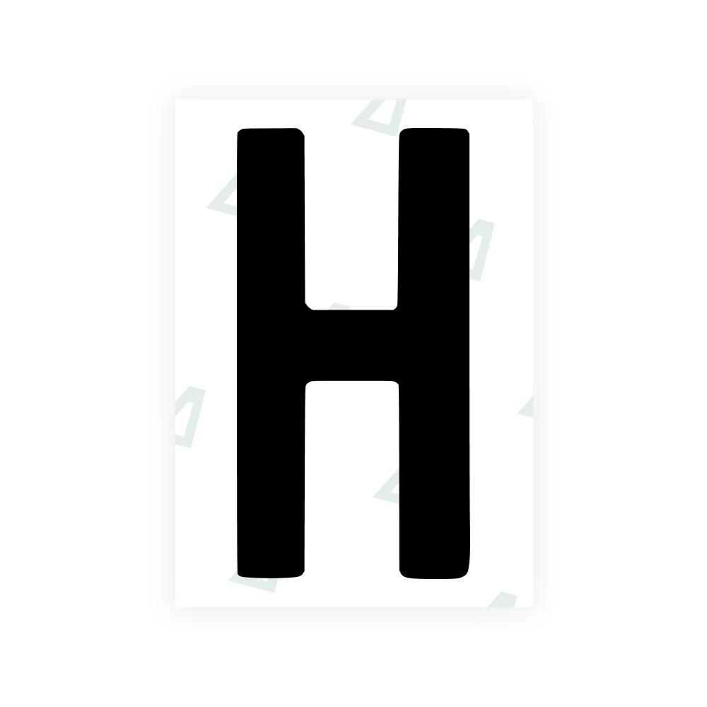 Alite Nanofilm for AUS (New South Wales) license plates - Symbol "H"