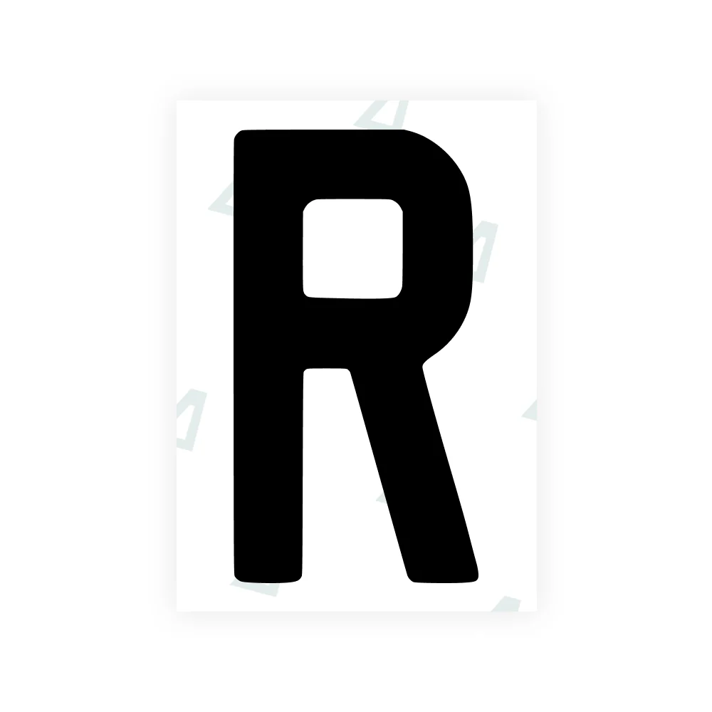 Alite Nanofilm for AUS (New South Wales) license plates - Symbol "R"