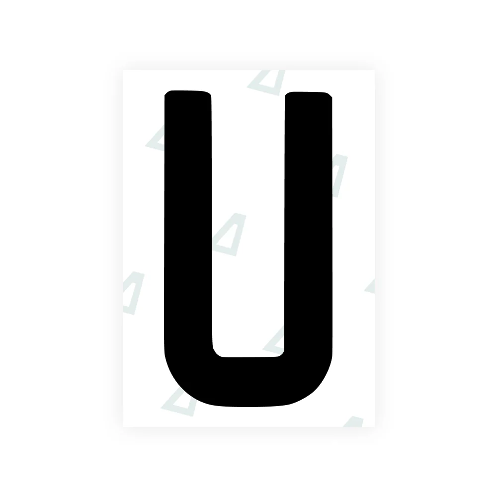 Alite Nanofilm for AUS (New South Wales) license plates - Symbol "U"