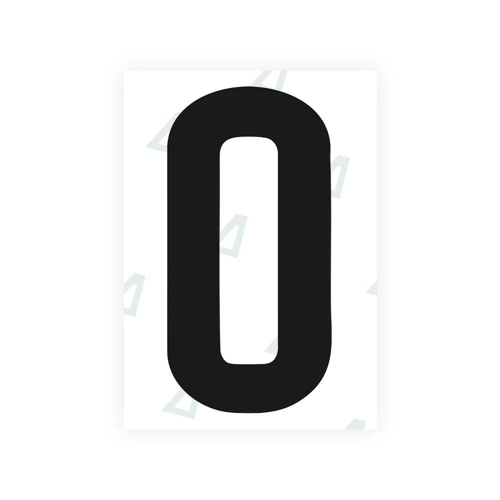 Alite Nanofilm for AUS (Queensland) license plates - Symbol "0"