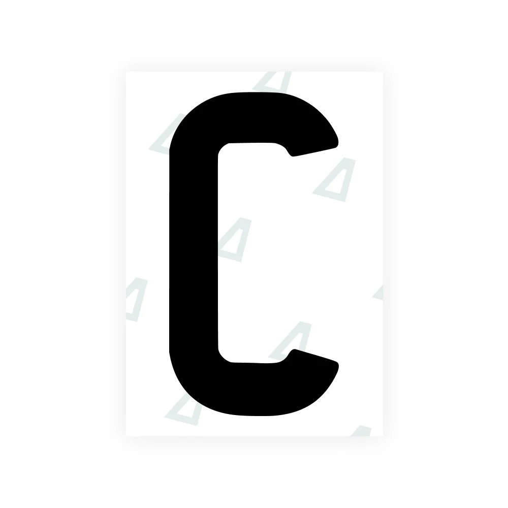 Alite Nanofilm for AUS (Queensland) license plates - Symbol "C"