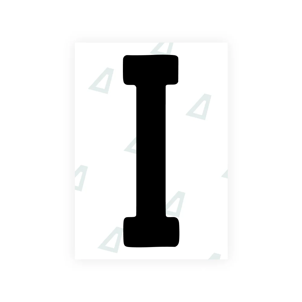 Alite Nanofilm for AUS (Queensland) license plates - Symbol "I"