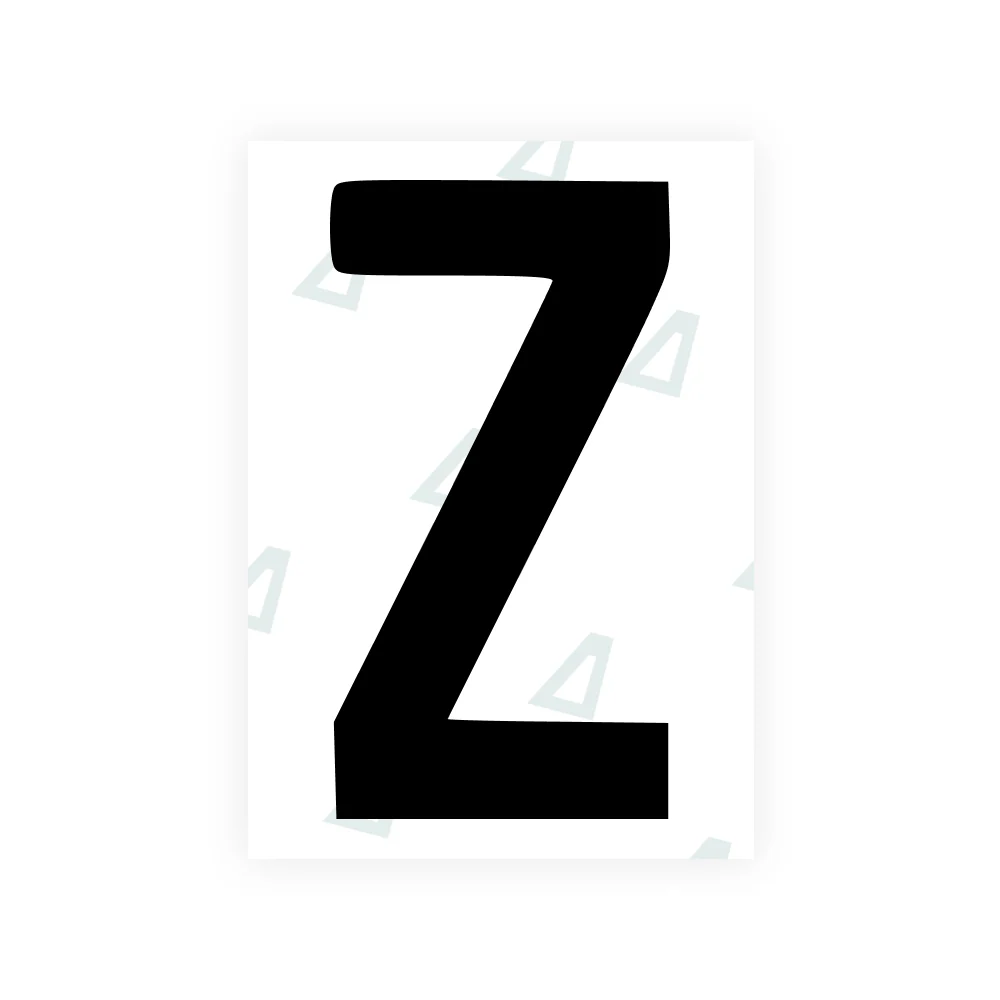 Alite Nanofilm for AUS (Queensland) license plates - Symbol "Z"