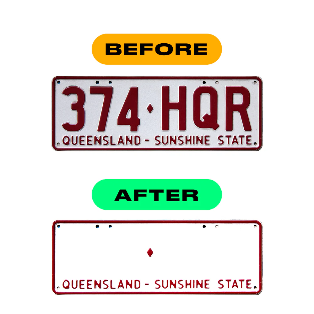 Alite Nanofilm for AUS (Queensland) license plates - Symbol "Z" - Image 3