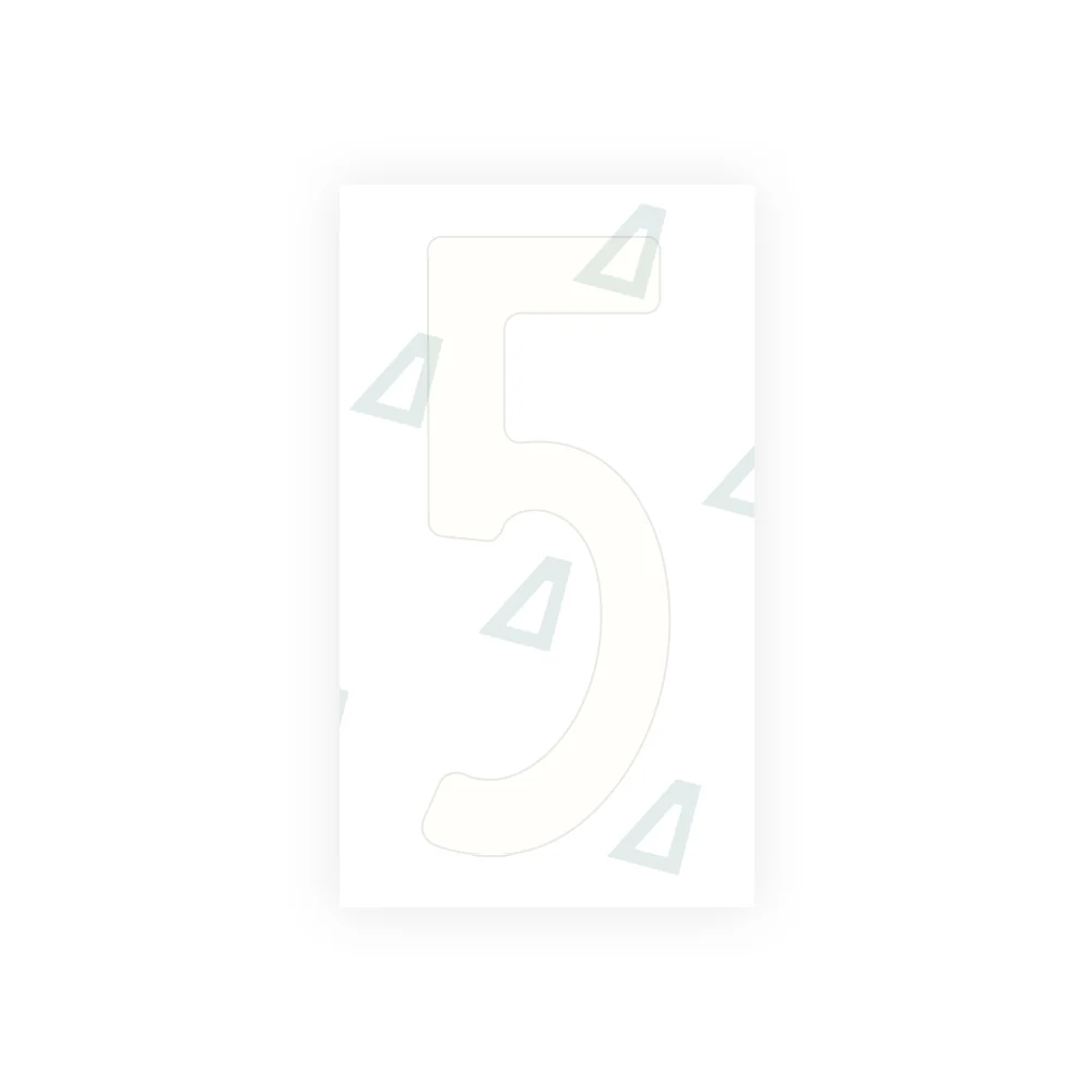 Alite Nanofilm for AUS (Victoria) license plates - Symbol "5" - Image 2
