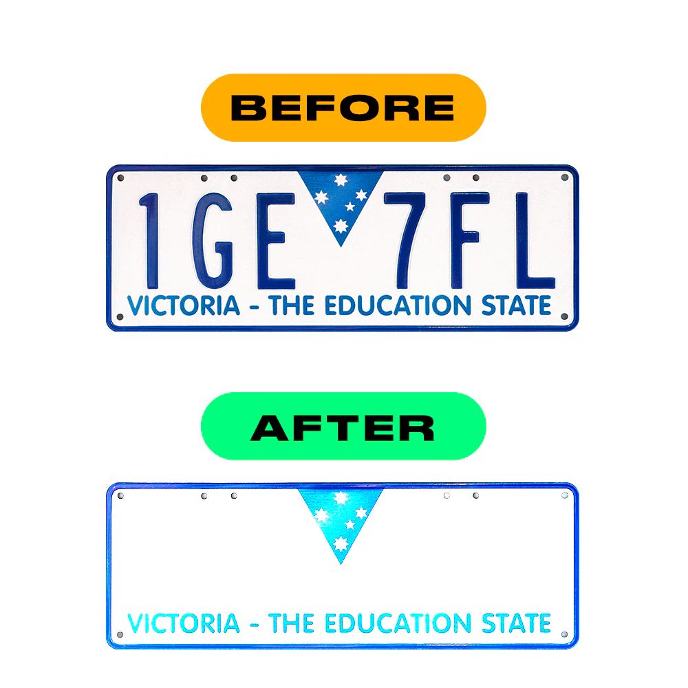 Alite Nanofilm for AUS (Victoria) license plates - Symbol "B" - Image 3