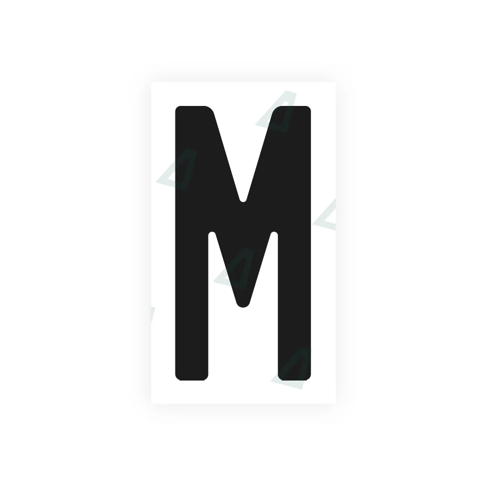 Alite Nanofilm for AUS (Victoria) license plates - Symbol "M"