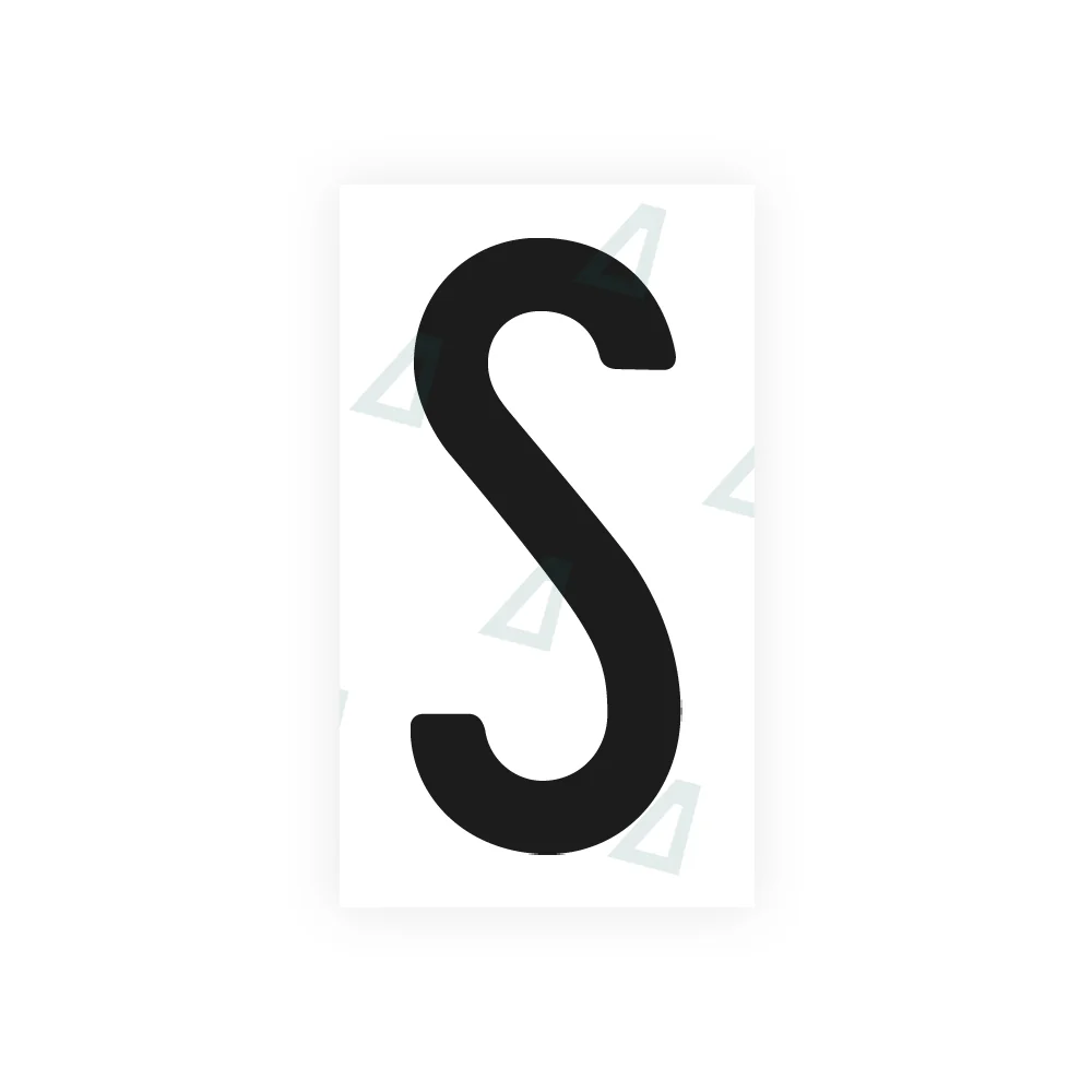Alite Nanofilm for AUS (Victoria) license plates - Symbol "S"