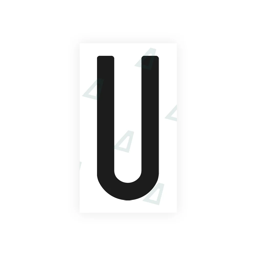 Alite Nanofilm for AUS (Victoria) license plates - Symbol "U"