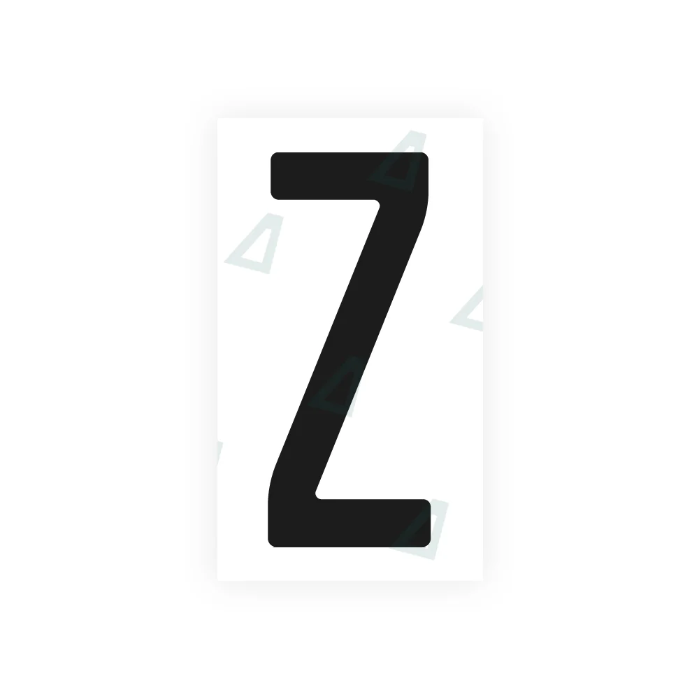 Alite Nanofilm for AUS (Victoria) license plates - Symbol "Z"