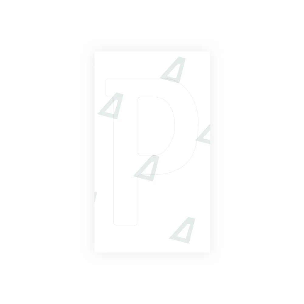 Alite Nanofilm for Bosnia license plates - Symbol "P" - Image 2