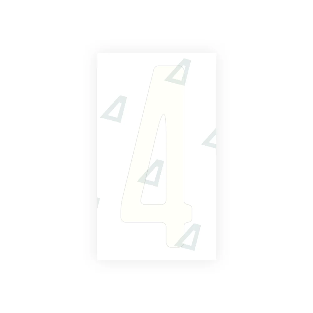 Alite Nanofilm for CA (Ontario) license plates - Symbol "4" - Image 2