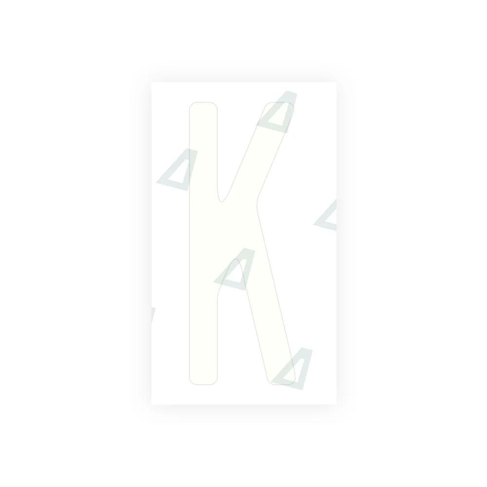 Alite Nanofilm for CA (Ontario) license plates - Symbol "K" - Image 2
