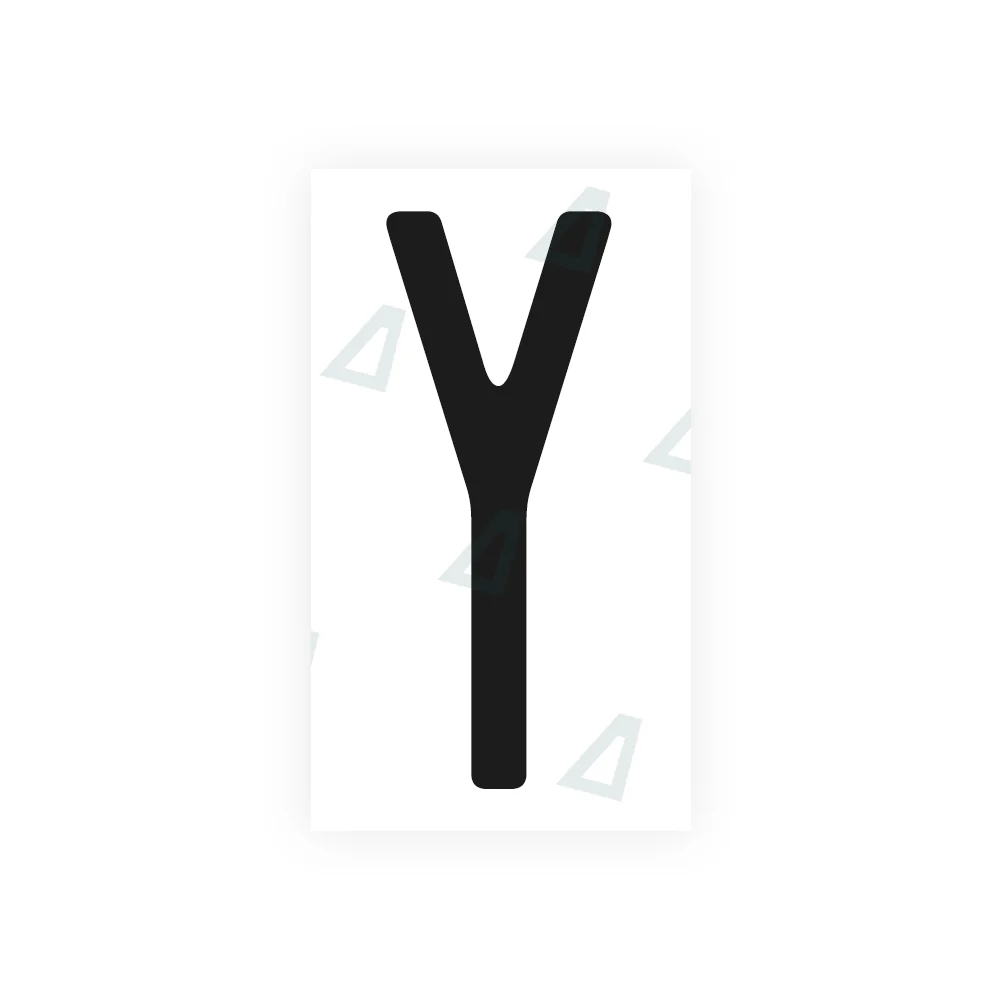 Alite Nanofilm for CA (Ontario) license plates - Symbol "Y"