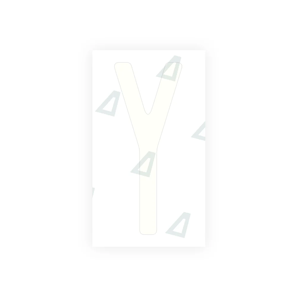 Alite Nanofilm for CA (Ontario) license plates - Symbol "Y" - Image 2