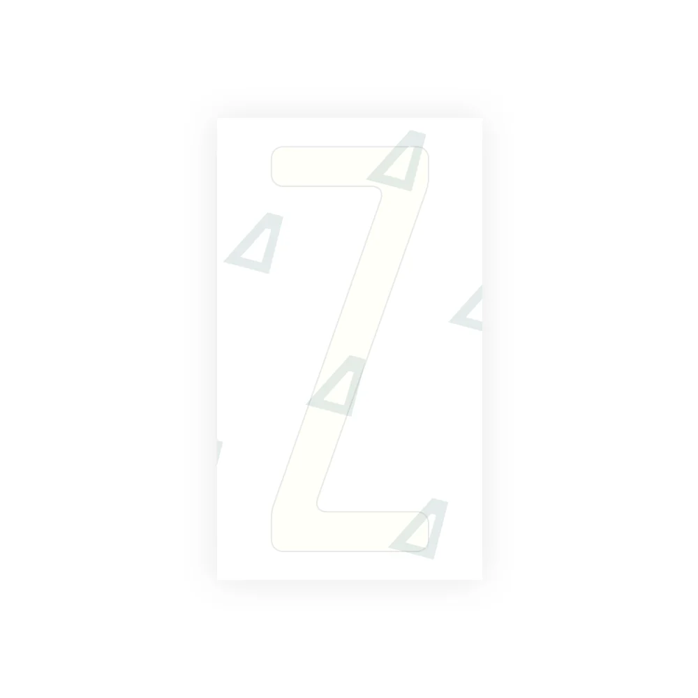 Alite Nanofilm for CA (Ontario) license plates - Symbol "Z" - Image 2