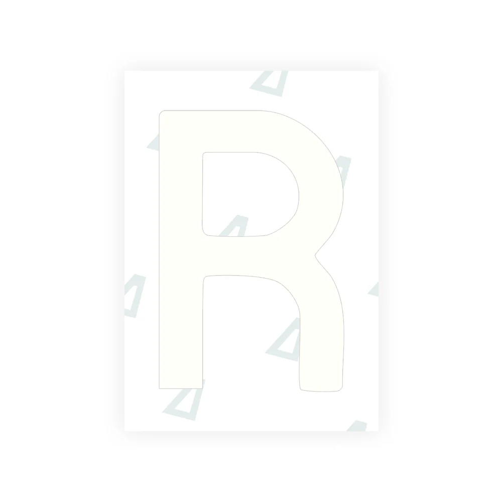 Alite Nanofilm for Chile 2007 license plates - Symbol "R" - Image 2