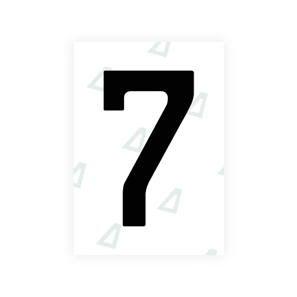 Alite Nanofilm for Chile 2014 license plates - Symbol "7"