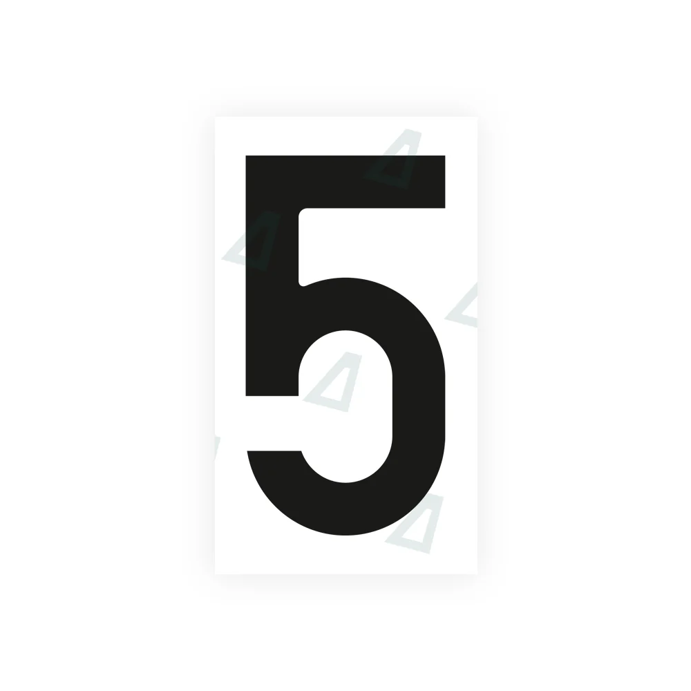Alite Nanofilm for Czech Republic license plates - Symbol "5"