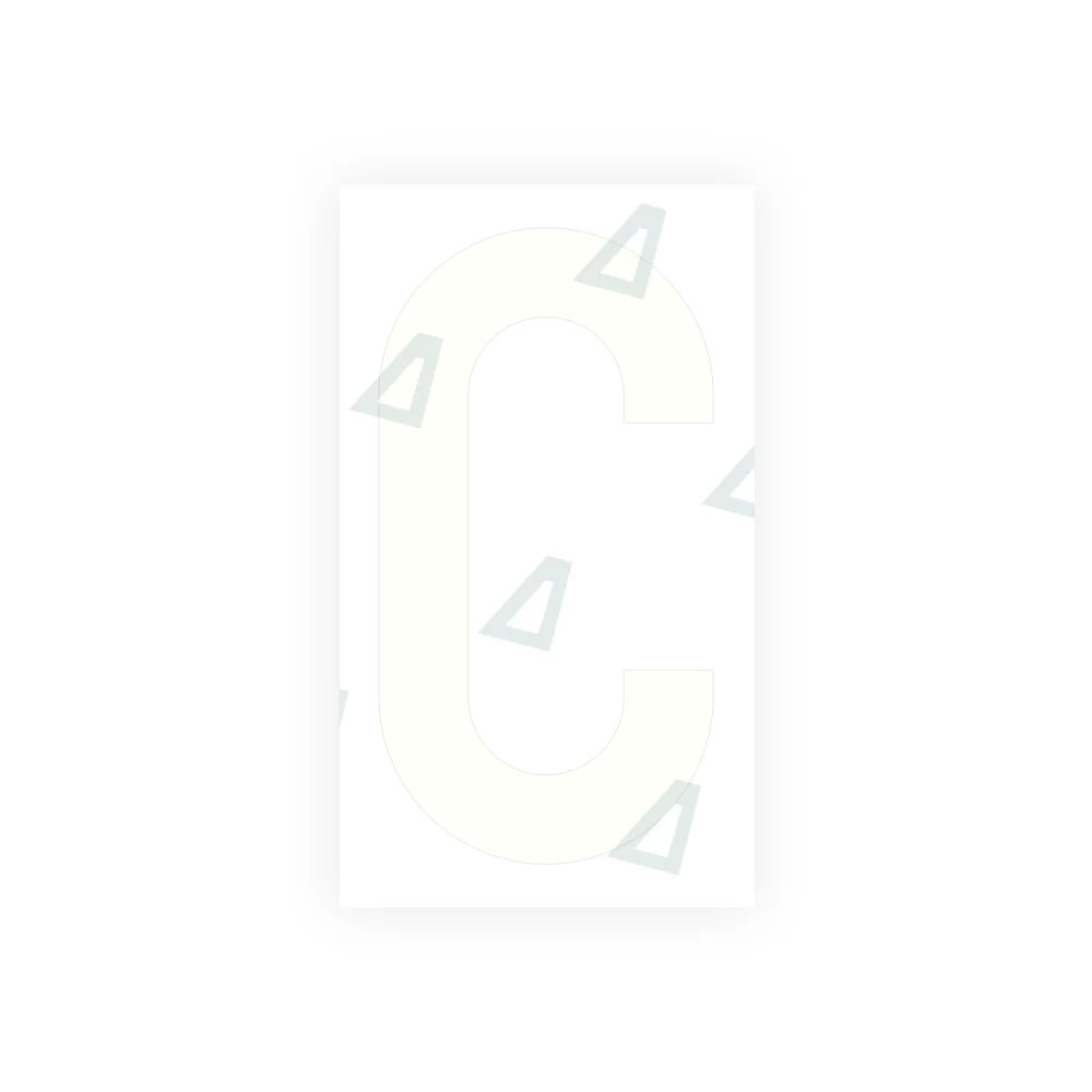 Alite Nanofilm for Czech Republic license plates - Symbol "C" - Image 2