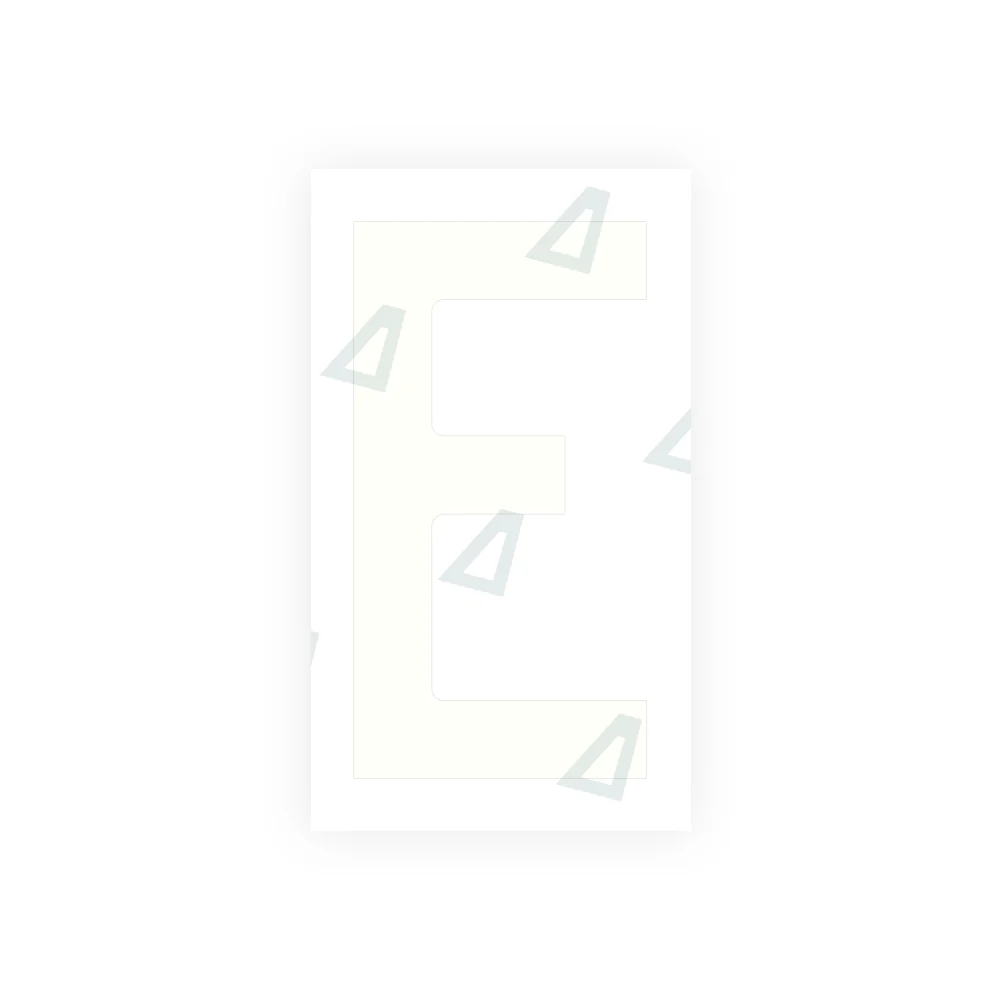 Alite Nanofilm for Czech Republic license plates - Symbol "E" - Image 2