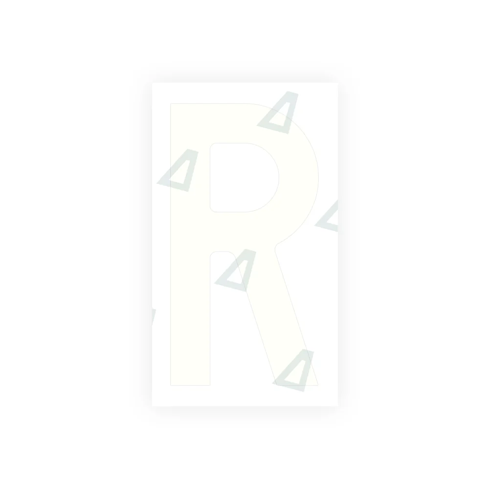 Alite Nanofilm for Czech Republic license plates - Symbol "R" - Image 2