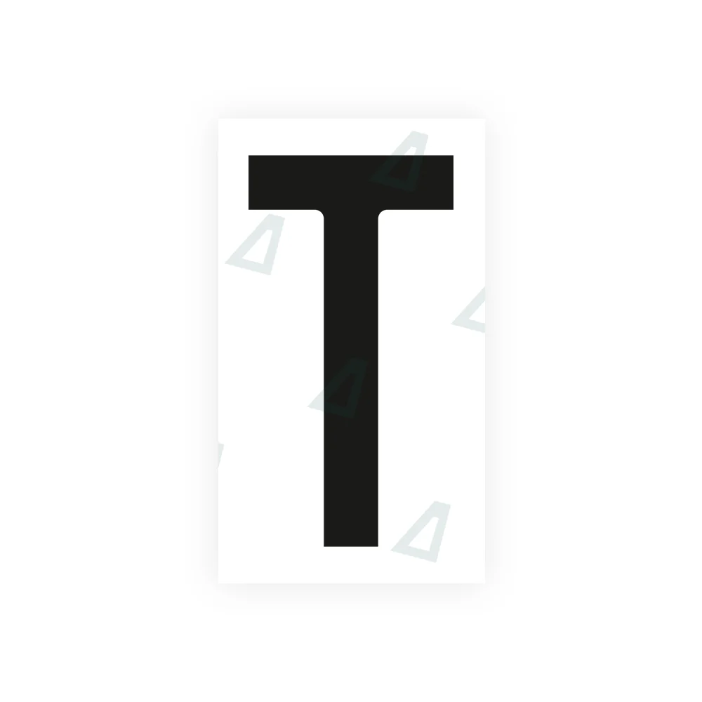 Alite Nanofilm for Czech Republic license plates - Symbol "T"