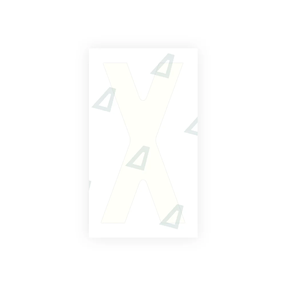Alite Nanofilm for Czech Republic license plates - Symbol "X" - Image 2