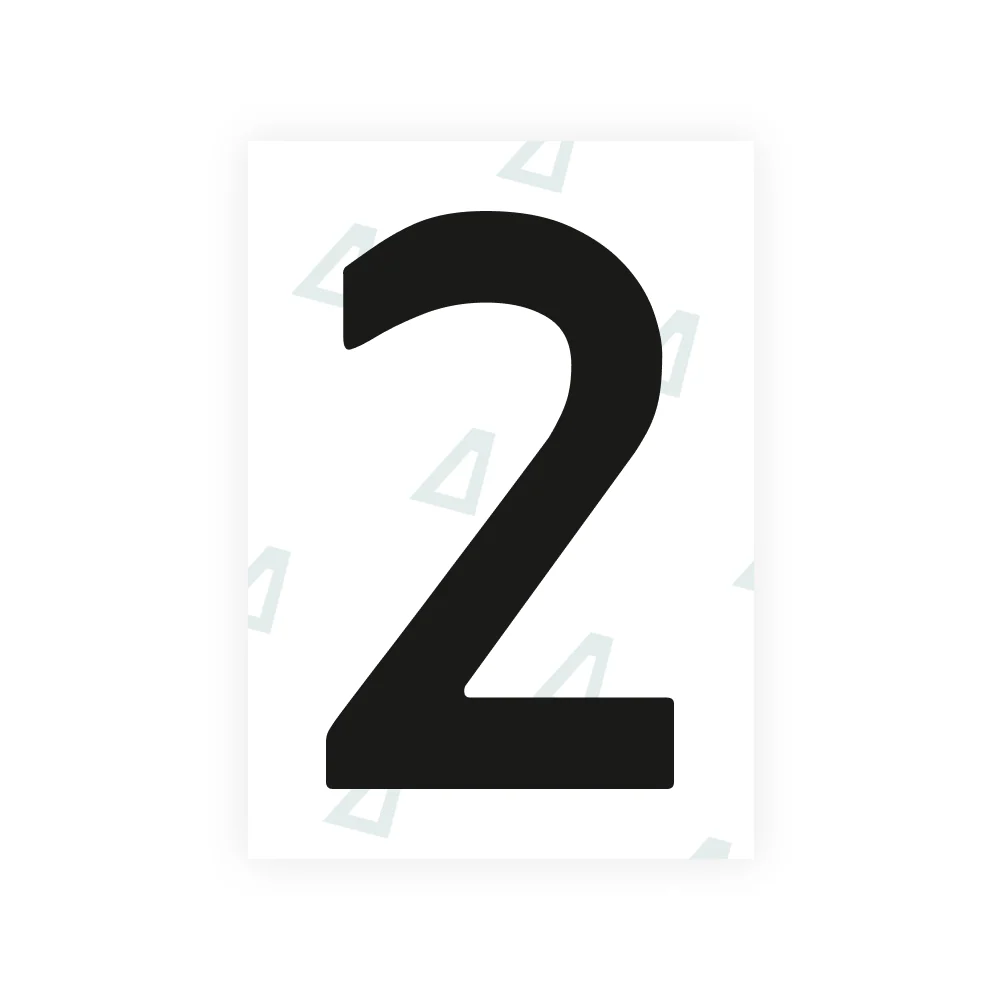 Alite Nanofilm for Netherlands license plates - Symbol "2"