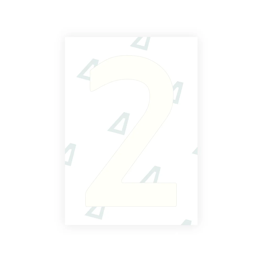 Alite Nanofilm for Netherlands license plates - Symbol "2" - Image 2