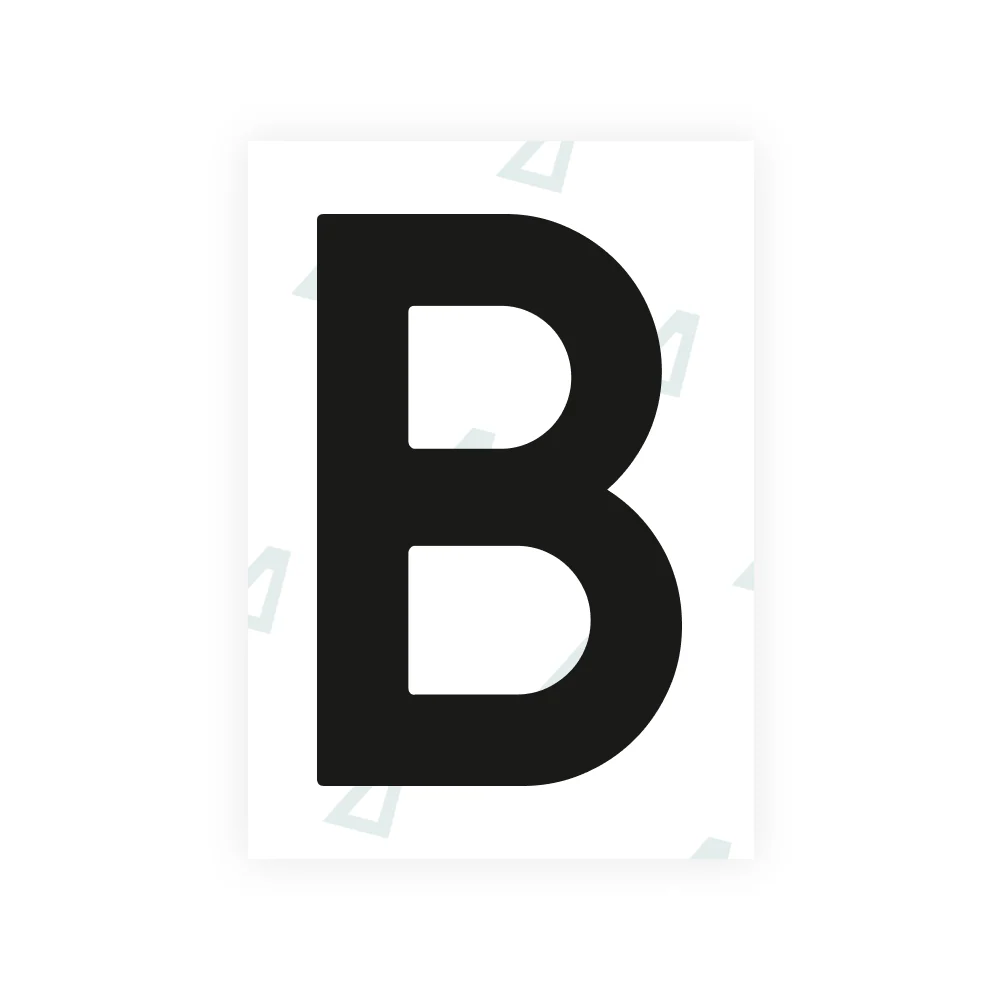 Alite Nanofilm for Netherlands license plates - Symbol "B"