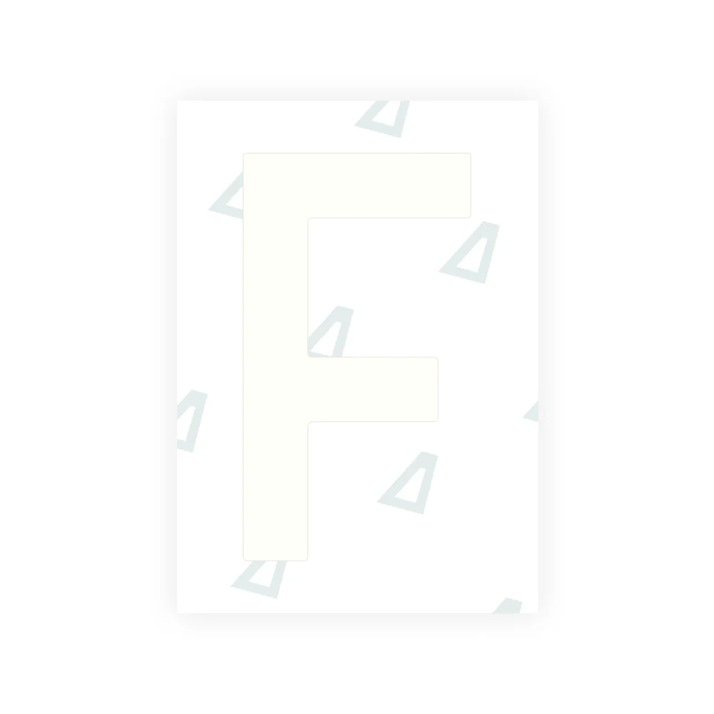 Alite Nanofilm for Netherlands license plates - Symbol "F" - Image 2