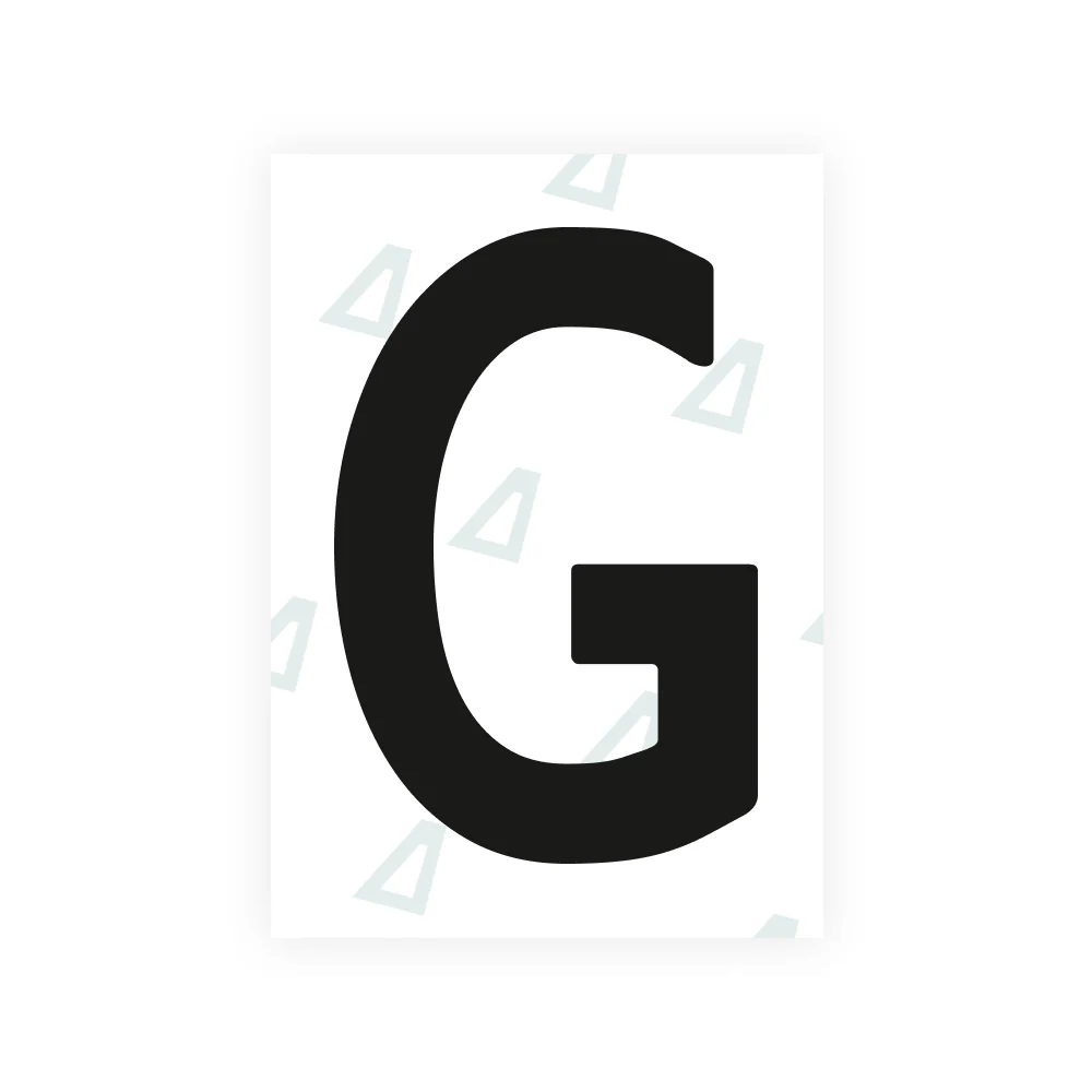 Alite Nanofilm for Netherlands license plates - Symbol "G"