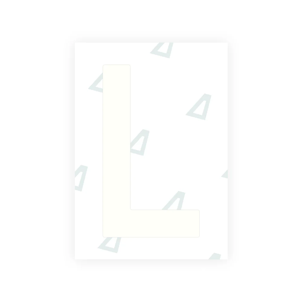 Alite Nanofilm for Netherlands license plates - Symbol "L" - Image 2