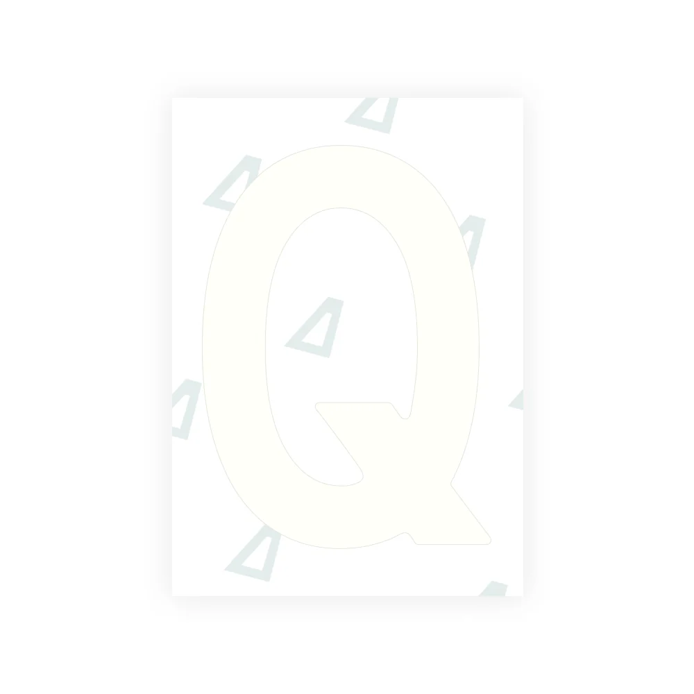 Alite Nanofilm for Netherlands license plates - Symbol "Q" - Image 2