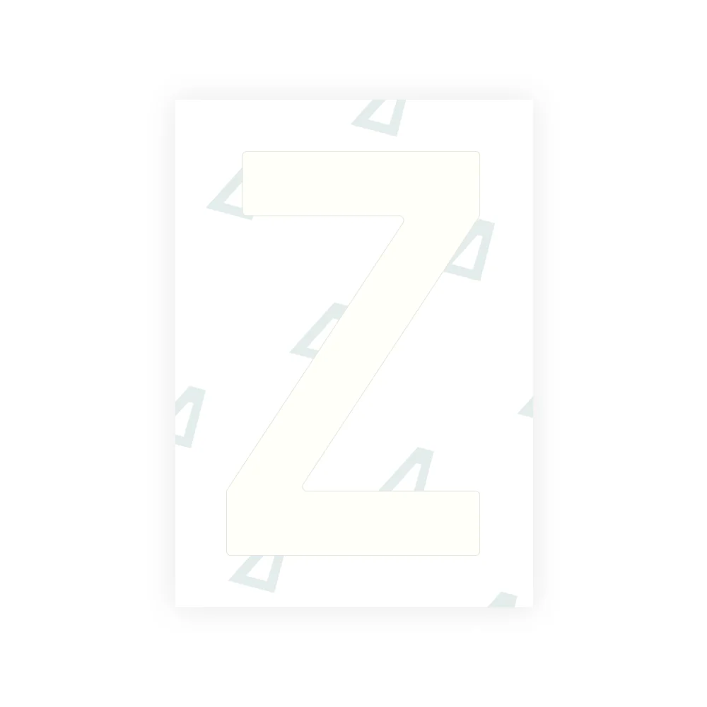 Alite Nanofilm for Netherlands license plates - Symbol "Z" - Image 2