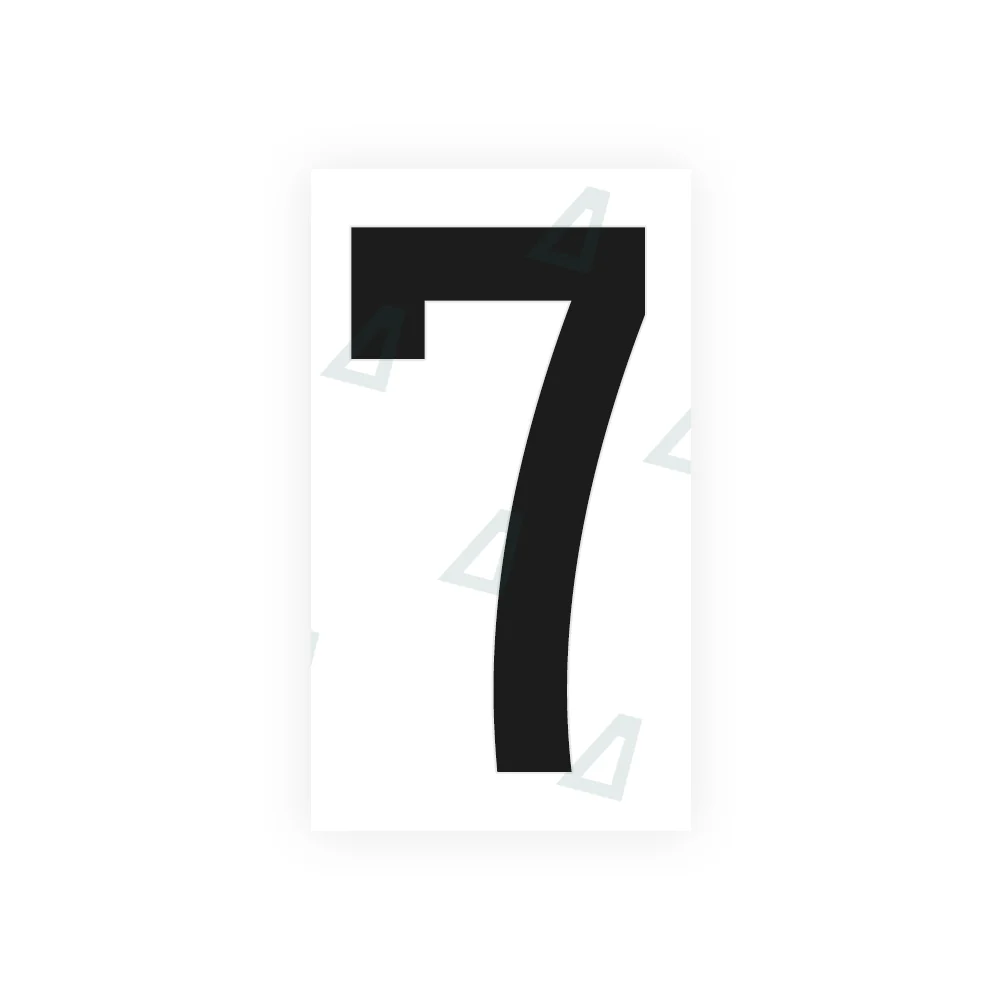 Alite Nanofilm for France license plates - Symbol "7"