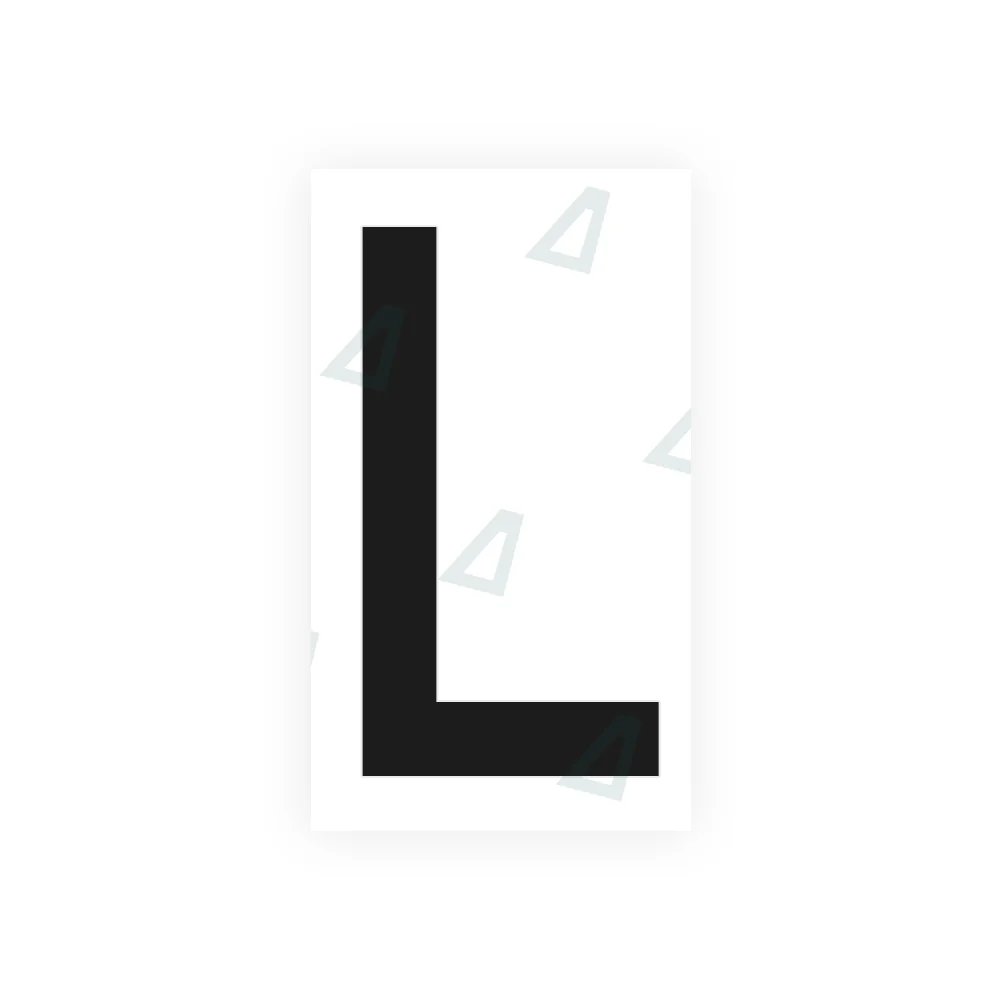 Alite Nanofilm for France license plates - Symbol "L"