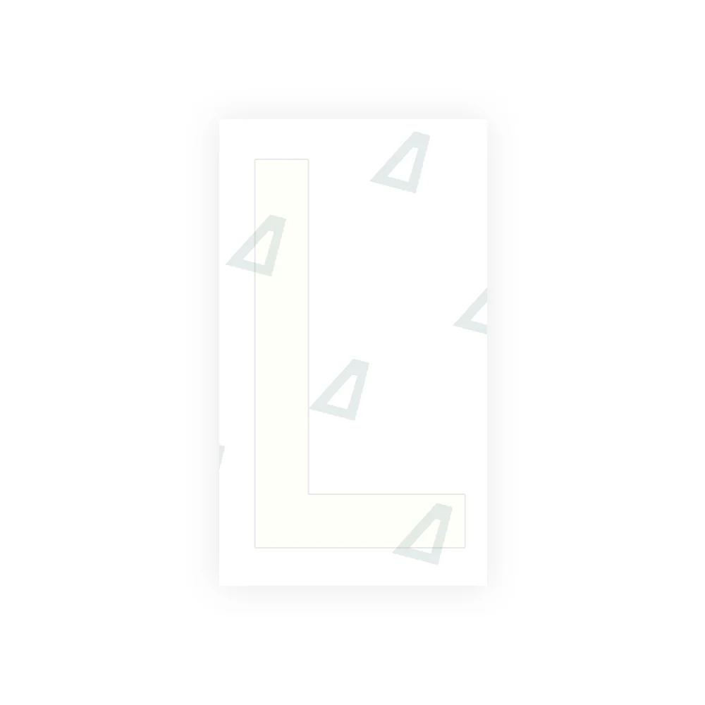 Alite Nanofilm for France license plates - Symbol "L" - Image 2