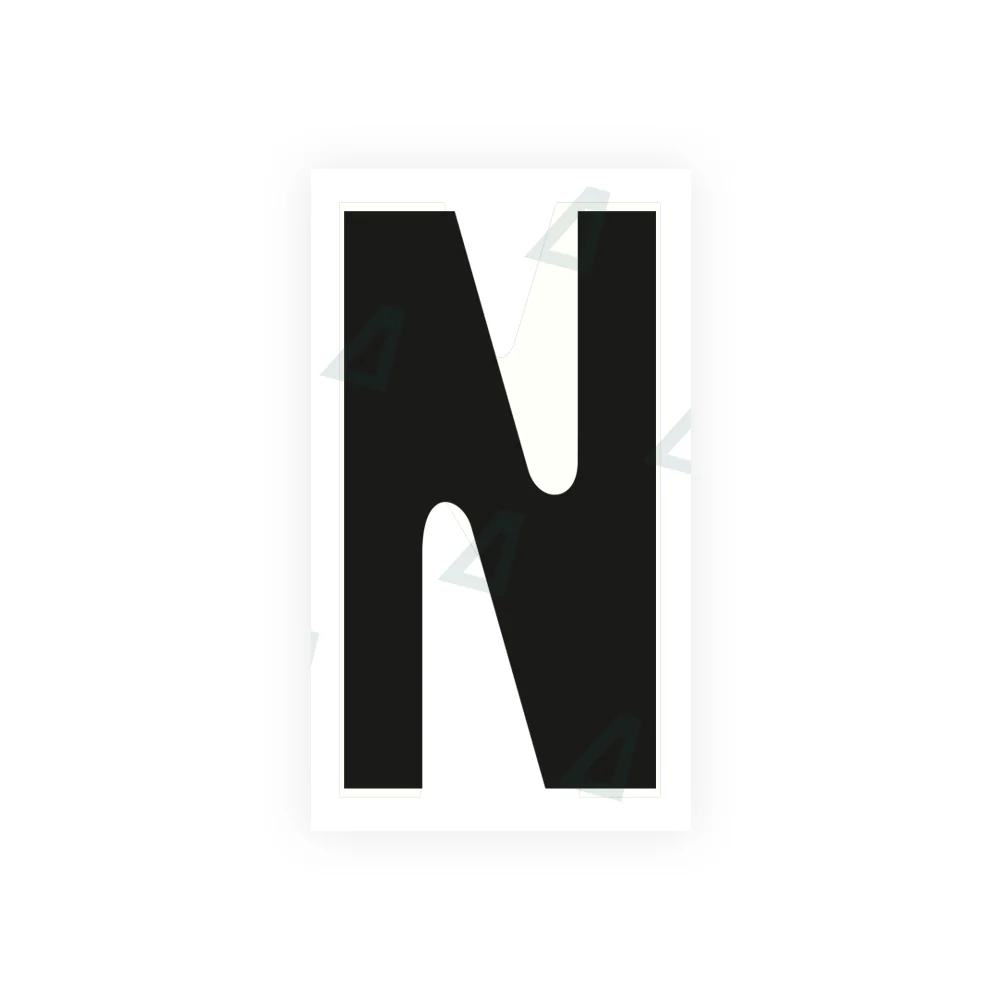 Alite Nanofilm for France license plates - Symbol "N"