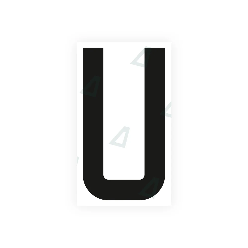 Alite Nanofilm for France license plates - Symbol "U"