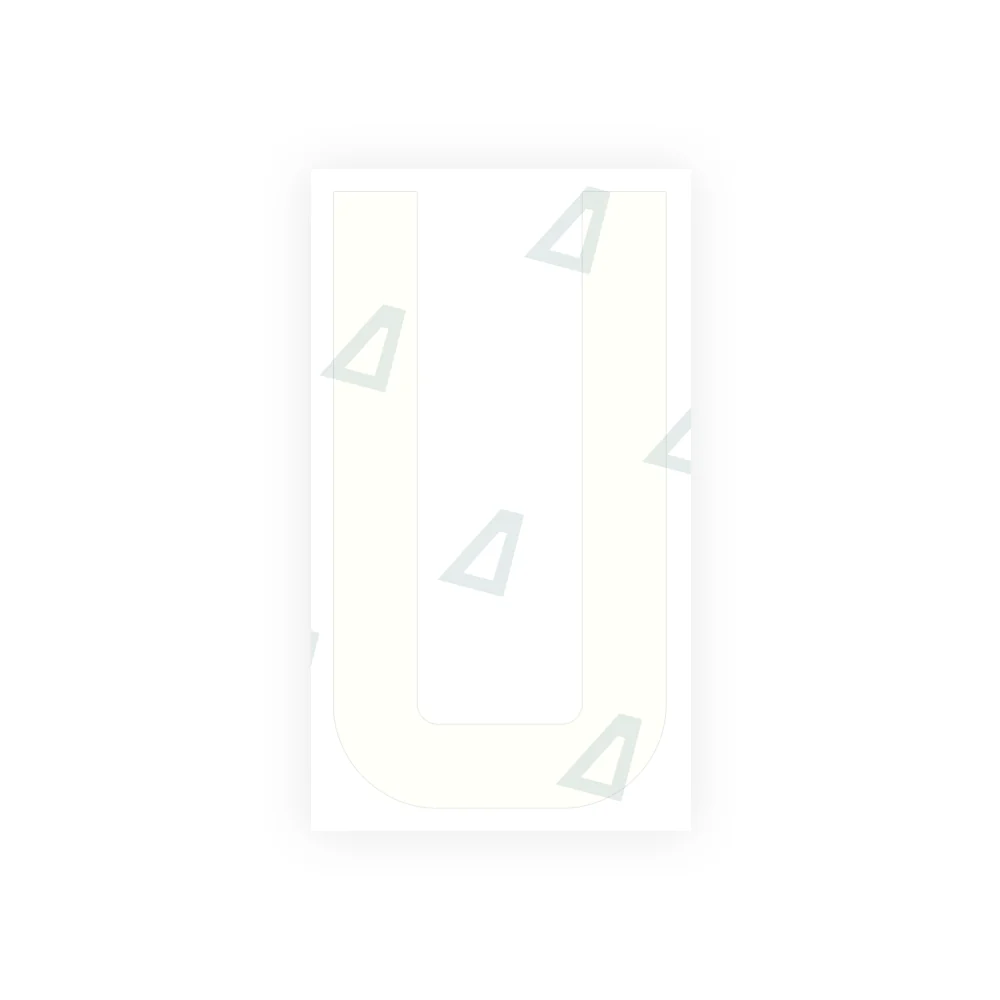 Alite Nanofilm for France license plates - Symbol "U" - Image 2